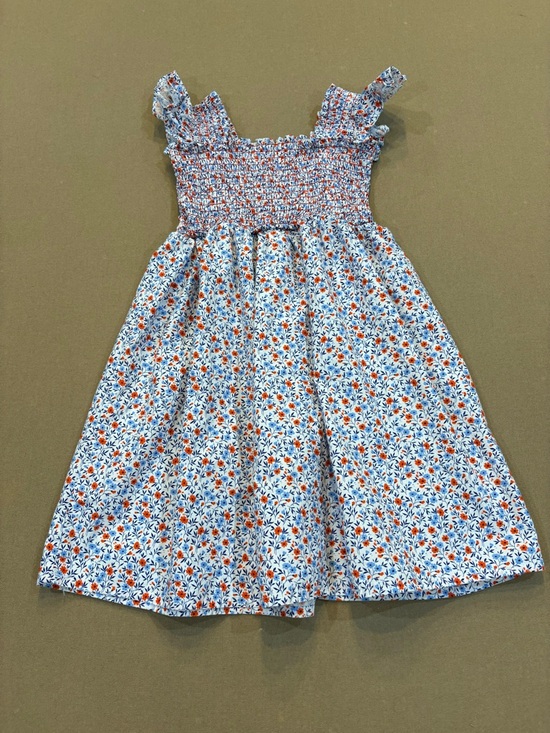 Stitchy Fish Other - Stitchy Fish Freedom Blooms Red & Blue Floral Print Dress Size 6